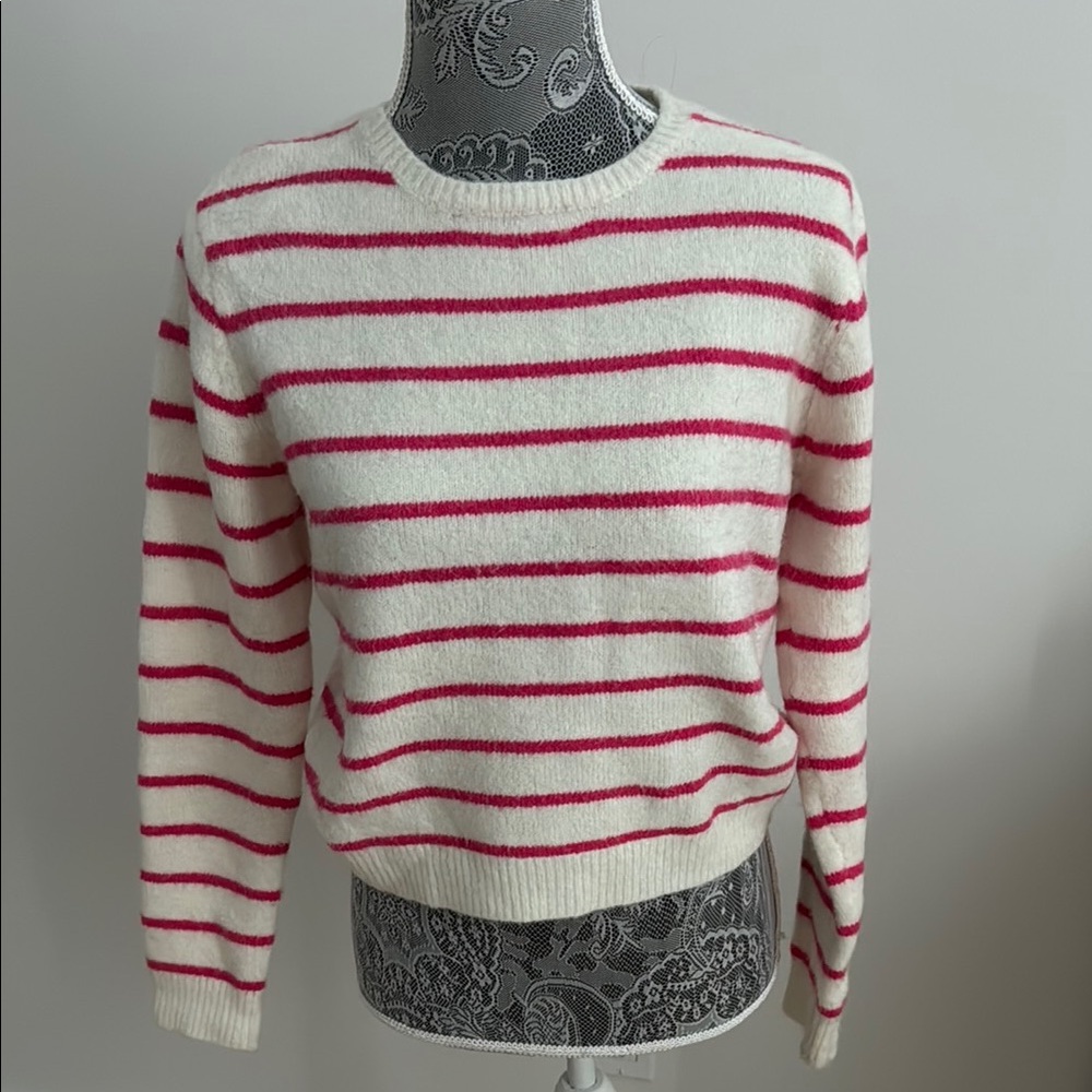 John and Jenn by Line (Revolve)Striped Red and White Sweater